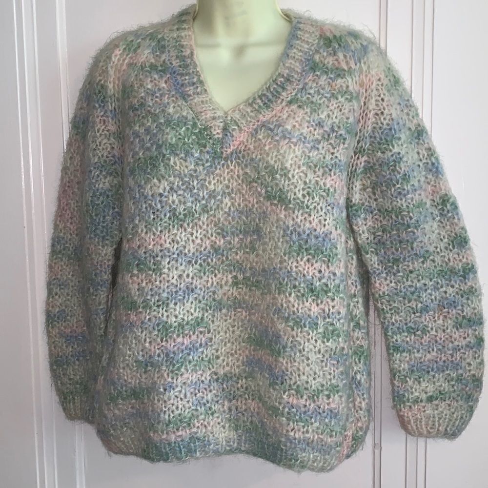 ‎Vtg 60s Bobbie Brooks pastel wool sweater